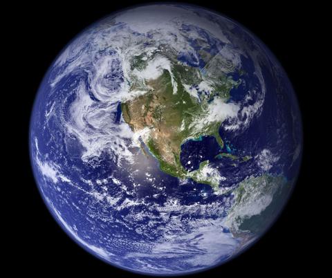 Earth from space picture.
