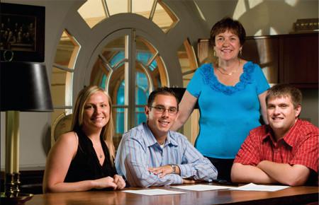 Ellen Cohn with students