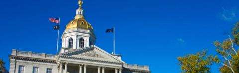 The NH Capitol dome from outside