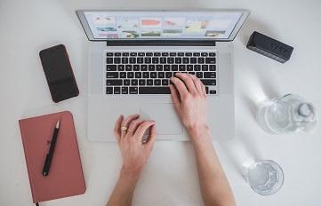 Career and Professional Success's image of a student researching career search sites on a computer