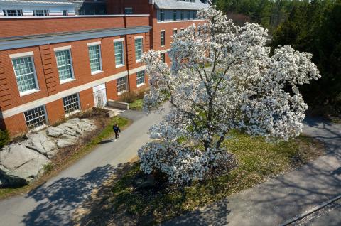 Aerial view of UNH campus