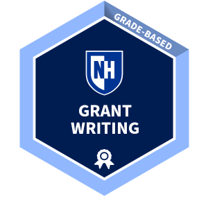 Granting Writing Microcredential Badge at UNH