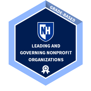 Leading and Governing Nonprofits Microcredential Badge at UNH