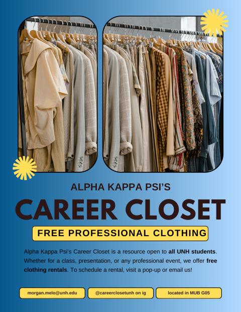 Career Closet Flyer