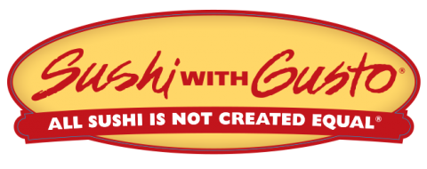 Sushi with Gusto logo All Sushi is Not Created Equal
