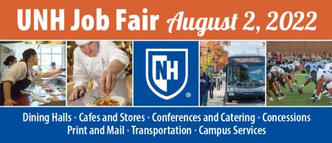 UNH Job Fair Tuesday, August 2, 2022