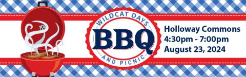 Wildcat Days BBQ and Picnic Banner with Grill Graphic