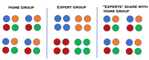 Bubble Chart for Home and Expert Groups