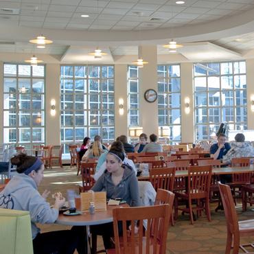 UNH Holloway Commons dining facility
