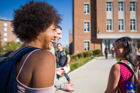 unh students outside Paul College