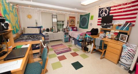 double room in Sawyer Hall