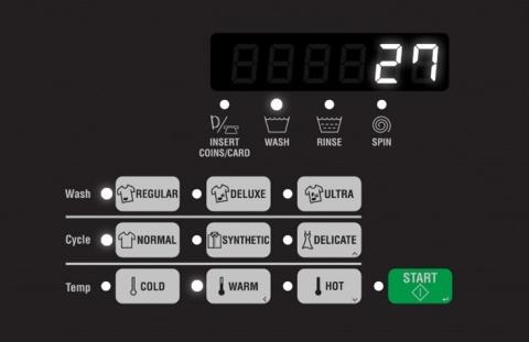 Photo of washing machine controls