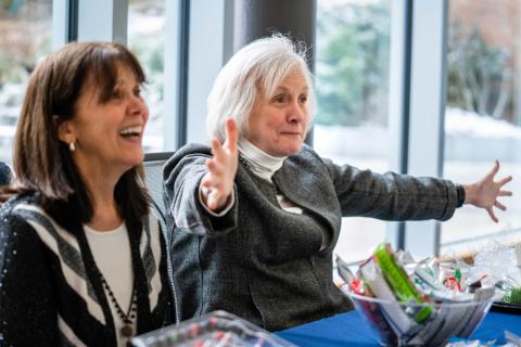 UNH community members supporting students during finals