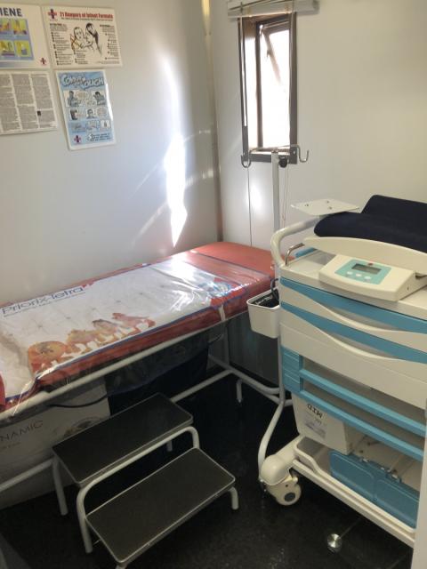 Ujani Clinic exam room