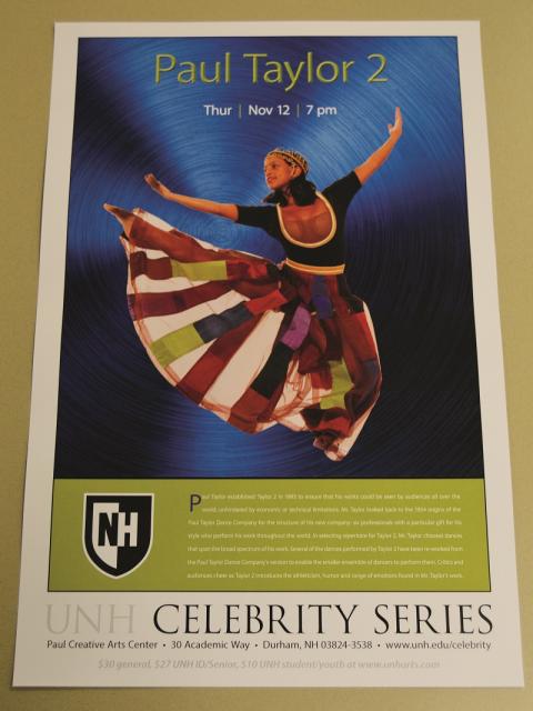 UNH Celebrity Series Poster