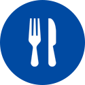 Fork and knife icon