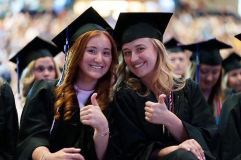 UNH students at graduation