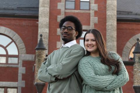 Christian Katumba Presidential Candidate (Left) and Rachel Rowley VP Candidate (Right)