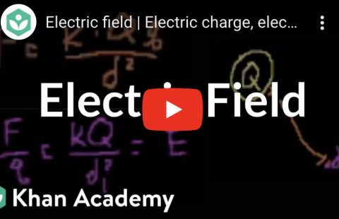 Electric Fields - Khan Academy video