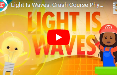 Thumbnail for Crash Course's video on light
