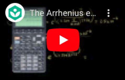 Arrhenius Equation - Khan Academy