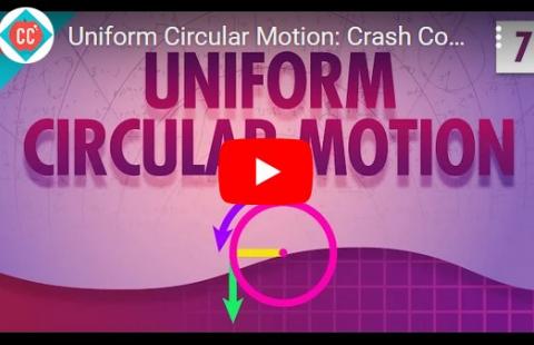 Uniform Circular motion - Crash Course video
