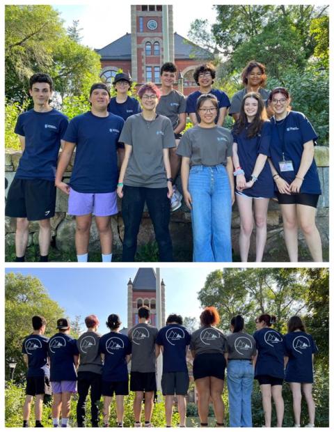 2023 Trailblazers Group Photo on T-Hall lawn