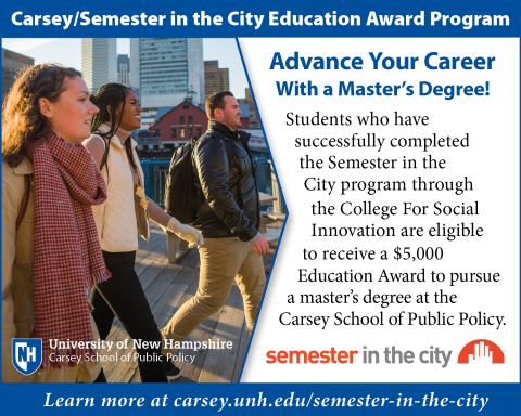 Carsey SITC education award program