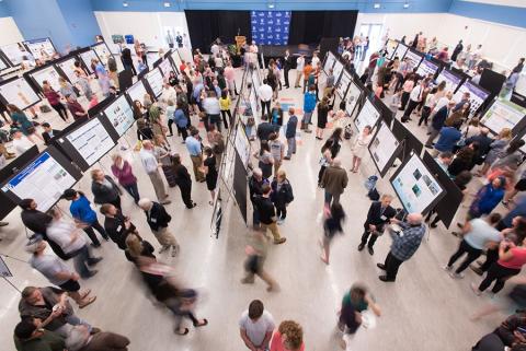 crowd of people at the COLSA URC