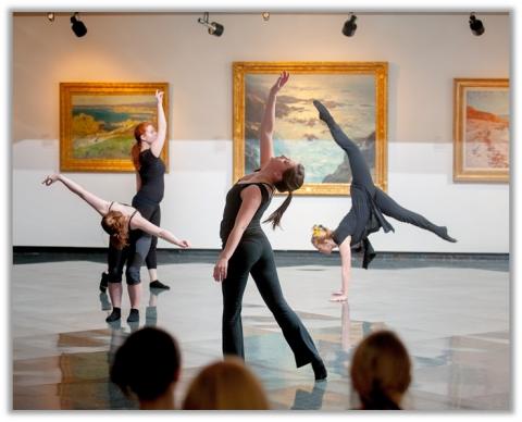 student dancers performing