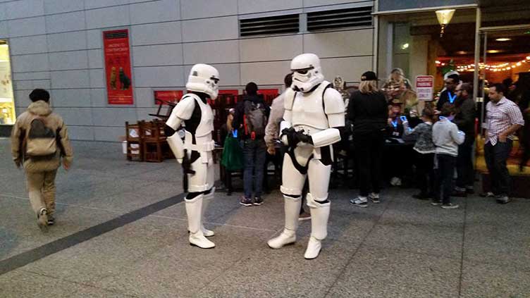 Storm troopers at the AGU meeting