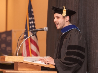 Donald Plante at Honors Convocation