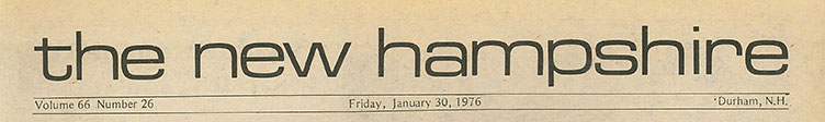 The New Hampshire, January 30, 1976