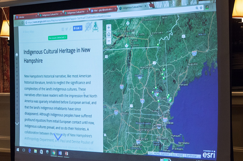 slide of story map homepage