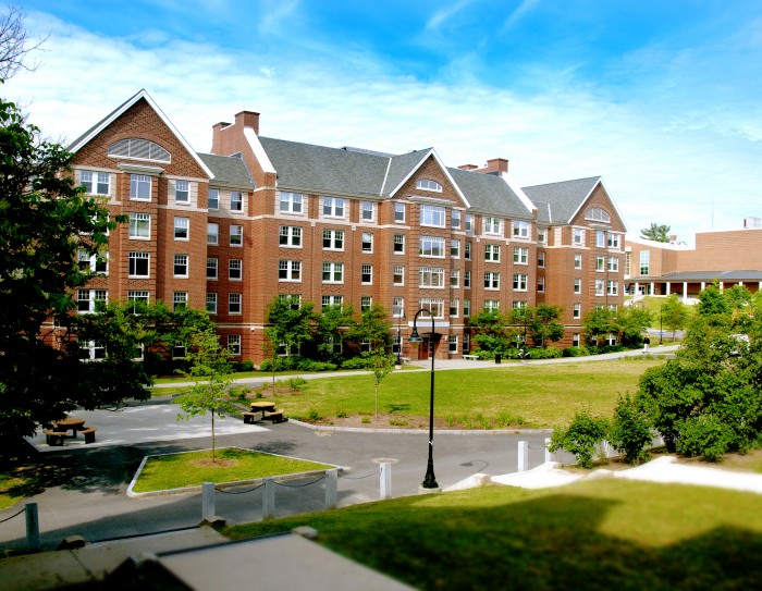 a residence hall at UNH