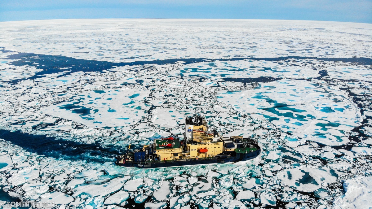 Icebreaker in a sea of ice