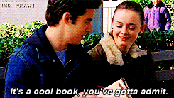 Gilmore Girls GIF - It's a cool book, you gotta admit.