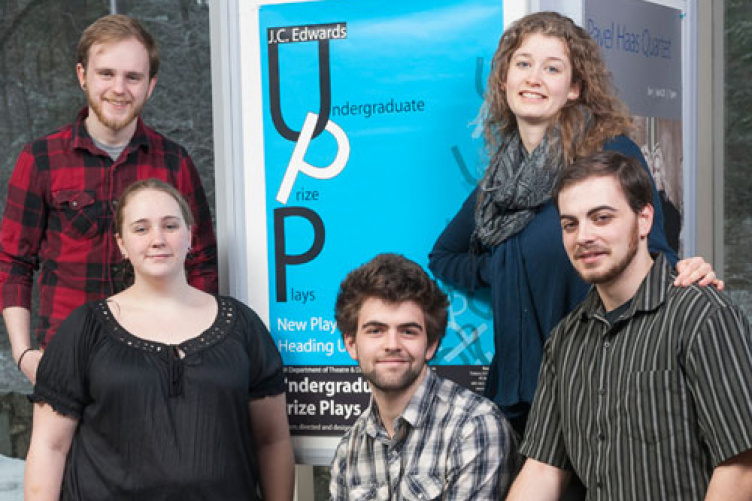 theatre students from undergraduate prize plays