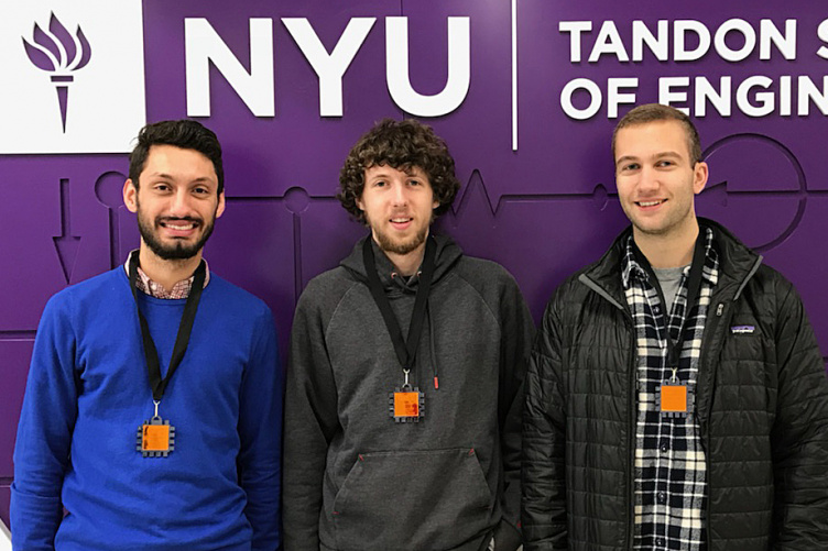 UNH students at NYU's Embedded Security Challenge 