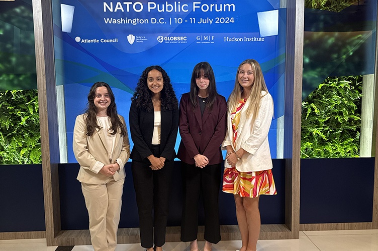 Emeri Jacobs at the NATO Summit