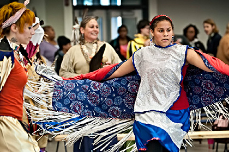 Powwow participants