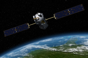 Artist rendering of OCO-2 Observatory used in the UNH research