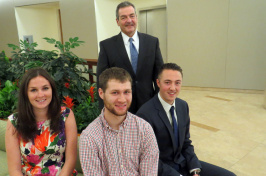 UNH student interns at Fidelity