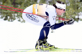 johnny tuck - cross country skier