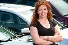 mary callaghan at car dealership