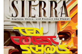 sierra club magazine cover - coolest schools