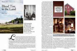 tuttles farm, pages for Yankee magazine with photos 