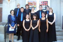 Manchester West High School a cappella group.