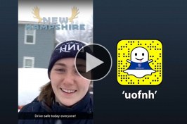 Kate Haslett takes over UNH's Snapchat account