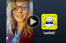 Madison Ferreri ’19 takes over UNH's Snapchat